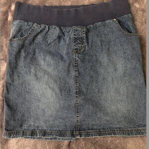 Maternity Denim Skirt